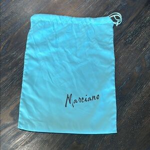 Marciano Turquoise Drawstring Dust Bag Storage Pouch